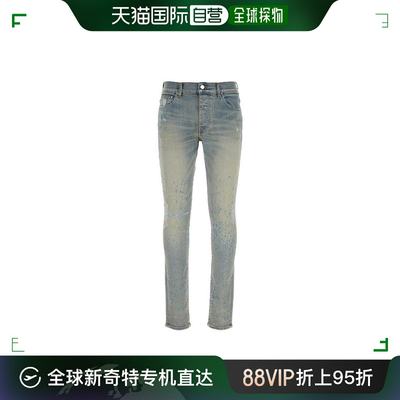 韩国直邮AMIRI23FW牛仔直筒裤男AMDNSY1029 ANTIQUEINDIGO Light