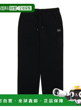 韩国直邮LEE LEE 宽版运动裤 黑色 LE2501PT21BK