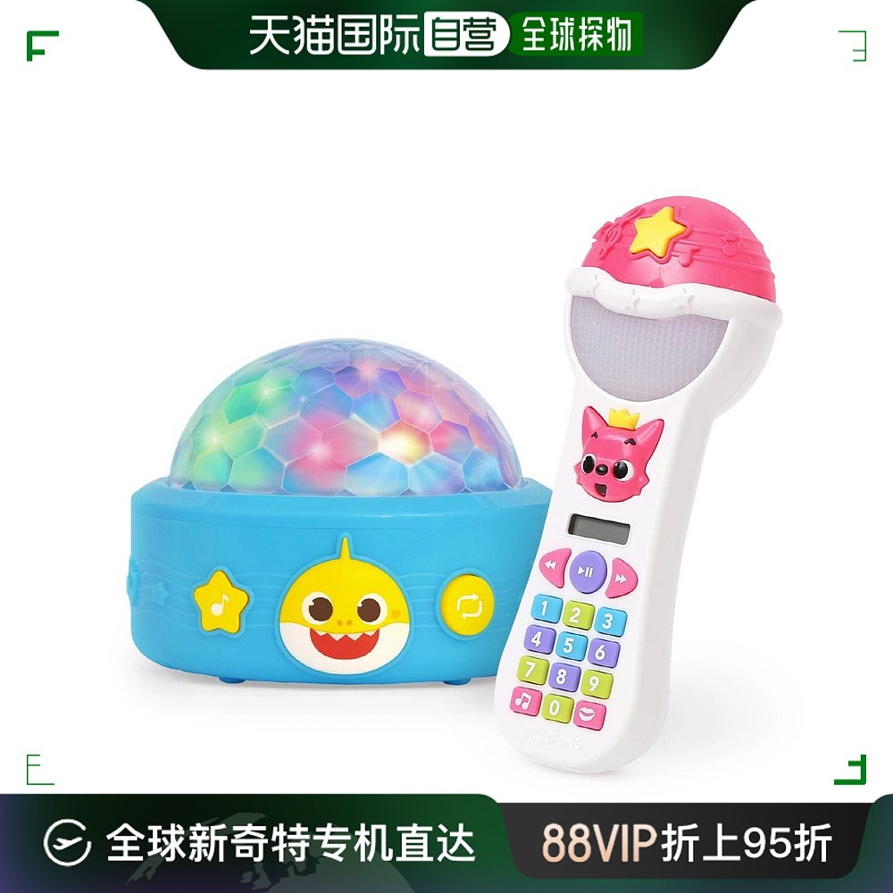 韩国直邮Pinkfong碰碰狐鲨鱼宝宝卡通儿歌玩具随身听唱歌机50曲 玩具/童车/益智/积木/模型 其他音乐玩具/儿童乐器 原图主图