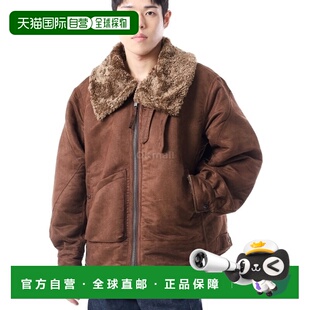 韩国直邮Engineered Garments B3 夹克 B - 棕色涤纶仿麂皮 (24F1