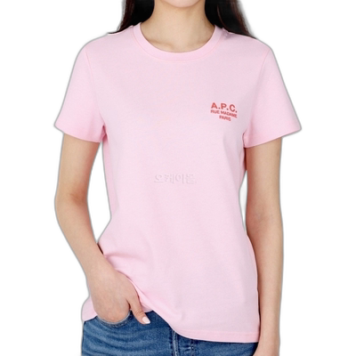 韩国直邮A.P.C Denise T恤 女士短袖圆领基础款 COEZC F26842 TFE