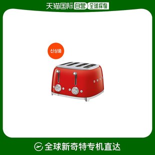 韩国直邮SMEG 红色 TSF03RD 斯麦格多功能复古烤面包机吐司机家用
