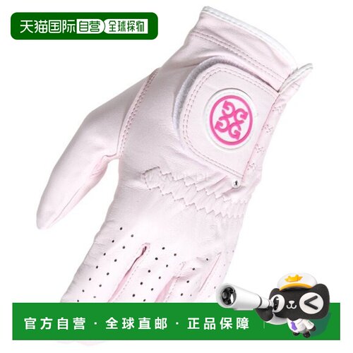 韩国直邮G/Fore高尔夫手套粉色羊皮柔软舒适透气左手G4MC0G57