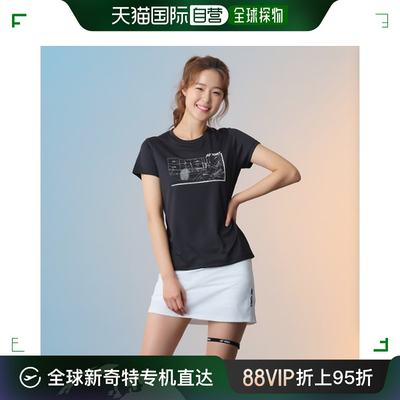 韩国直邮YONEX 羽毛球服 [YONEX] 企划T恤 2020SS 209TR008F 黑色