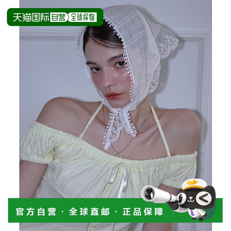 韩国直邮ROSEFRANTZ 女士 丝巾5005759097 Lace Triangle Scarf [I