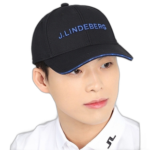 韩国直邮j.lindeberg金林德伯格男款棒球帽黑色速干轻便户外运动
