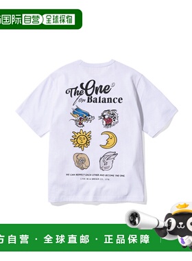 韩国直邮AECA WHITE 男士T恤AWCMSSBDTTSSO011A2WA MUTUAL SIGN H