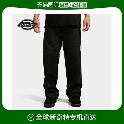 韩国直邮[Dickies] 儿童款 双排扣设计 85283 宽松款 工装裤 黑色