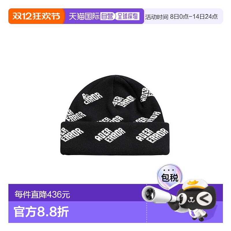 韩国直邮ADER ERROR 公用帽子Og; Tab @BE Noir 306138383针织帽