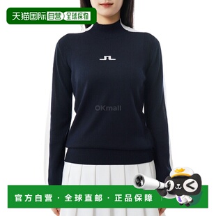 韩国直邮J.LINDEBERG Adeline针织毛衣（GWKW12895-6855） 高领针