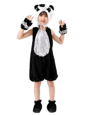 动物表演服熊猫卡通可爱男女童