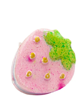 草莓造型泡澡浴球