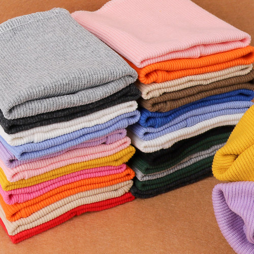 纯棉螺纹袖口布料松紧辅料