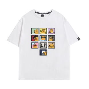 taylorswift泰勒斯威夫特霉霉演唱会衣服十张专辑手绘猫咪短袖T恤