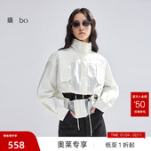 播 短外套BDR1WD2133 潮流机能风夹克上衣女2024春新款 商场同款