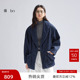 商场同款 牛仔蓝西装 播 领棉服女短款 棉衣BDR1PD2115