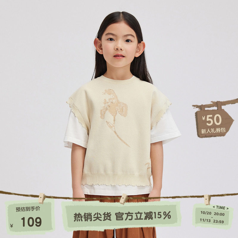 播broadcute童装毛衣KER2S008