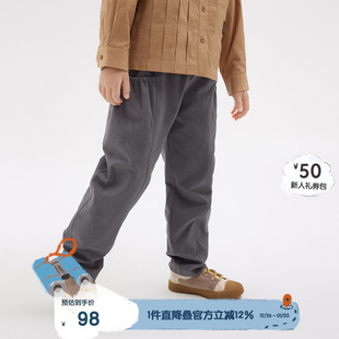 播broadcute童装 精灵谷系列春秋男童女童酷帅中腰斜纹KEQ2K214