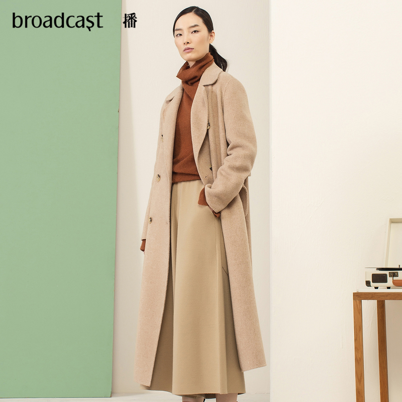 播 束腰双面呢大衣BDM4AD520 格子间13