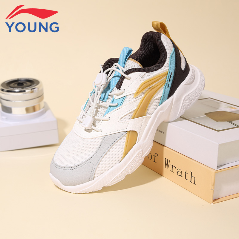 李宁儿童新款回弹防滑休闲鞋