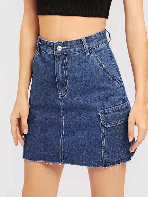 Women Denim Skirts 2019 summer Casual Lady Jean short skirt|ruв категории Женская одежда, юбка - от Buy2taobao.com для оказания профессиональной услуги покупки агента Taobao
