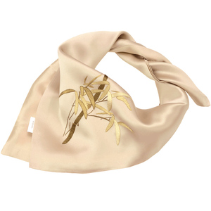 新款真丝丝巾小方巾女洋气时尚桑蚕丝苏绣苏州丝绸妈妈送礼盒围巾