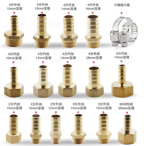 4分宝塔接头1/2内外水管格林