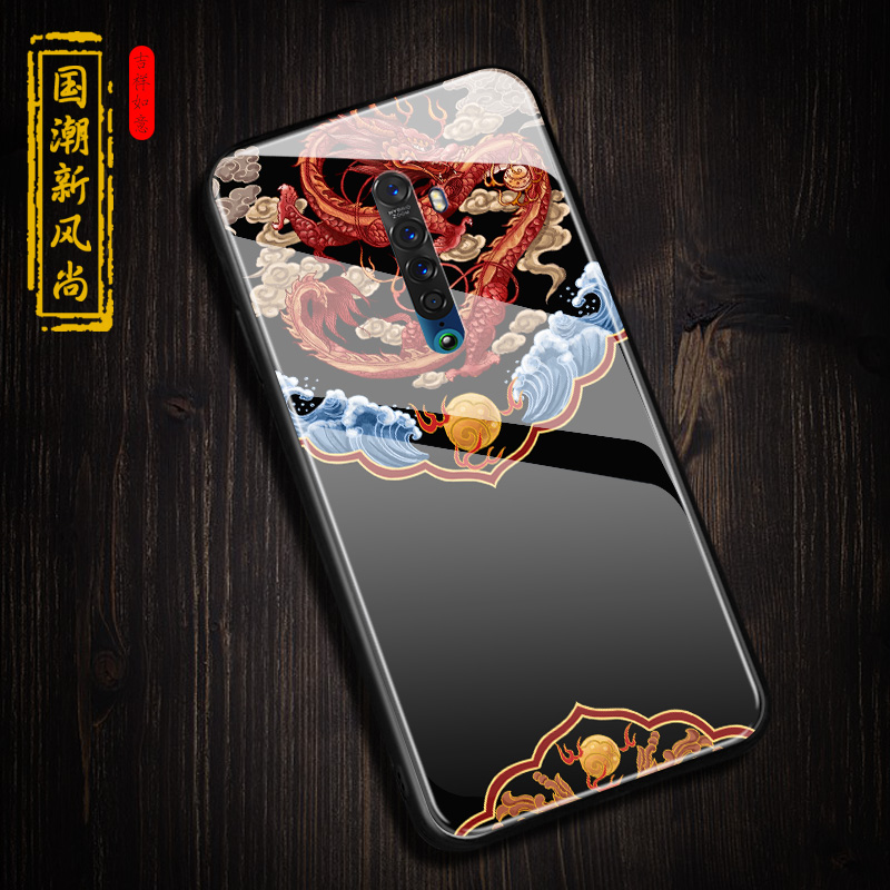 11-06新券oppo reno2玻璃国潮reno z潮手机壳