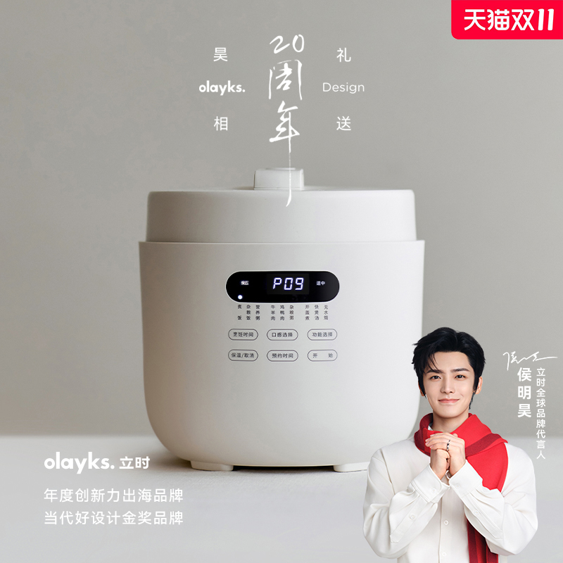 陶瓷釉内胆5L大容量智能预约