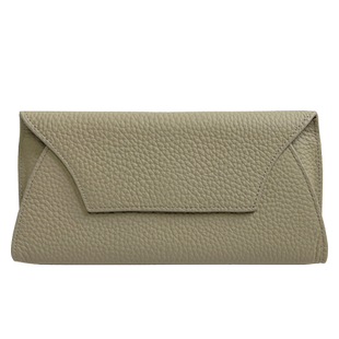 纯牛皮黄色招财真皮长款钱包女2025新款小手拿包放手机大容量钱夹