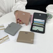 轻薄小巧短款 真皮钱包女款 2025新款 皮夹子ins风牛皮小众设计卡包