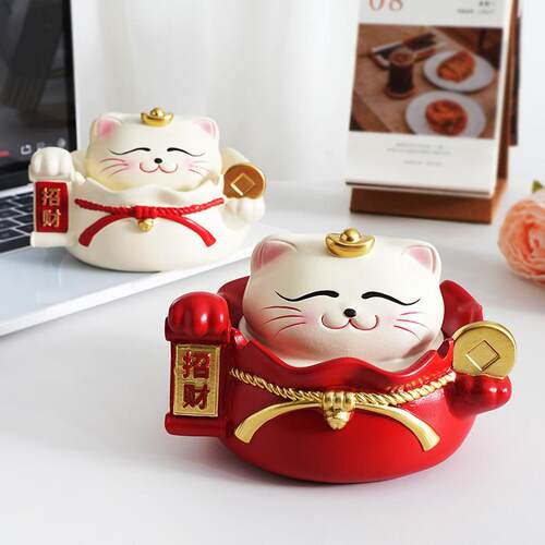 可爱卡通招财猫烟灰缸