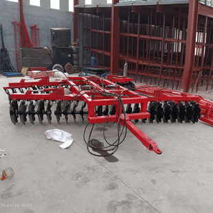 农用重型圆盘耙 液压折翼耙耕地碎土灭茬耙 开荒整地圆盘重耙农具