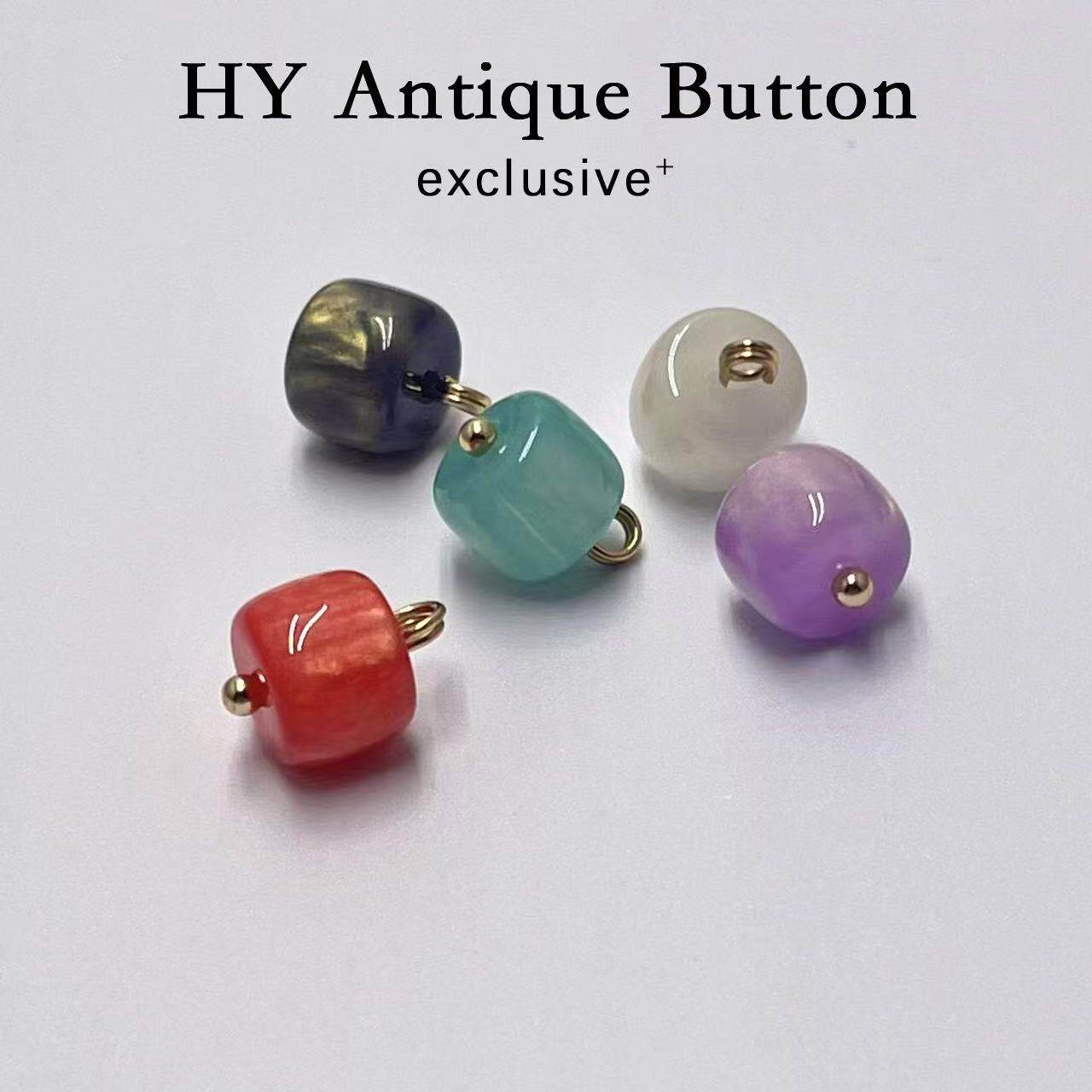 HY国风古韵睡衣旗袍钮扣树脂云彩霞光仿玉石扣中式汉服马甲扣子