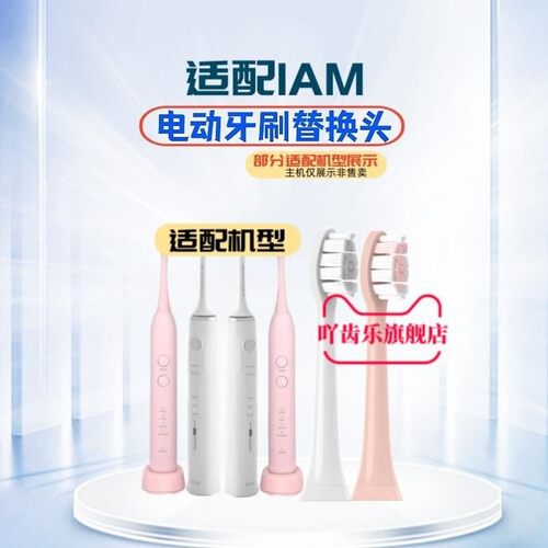 适用IAM电动牙刷刷头ET3W牙刷头IST3WR声波替换头软毛成人清洁