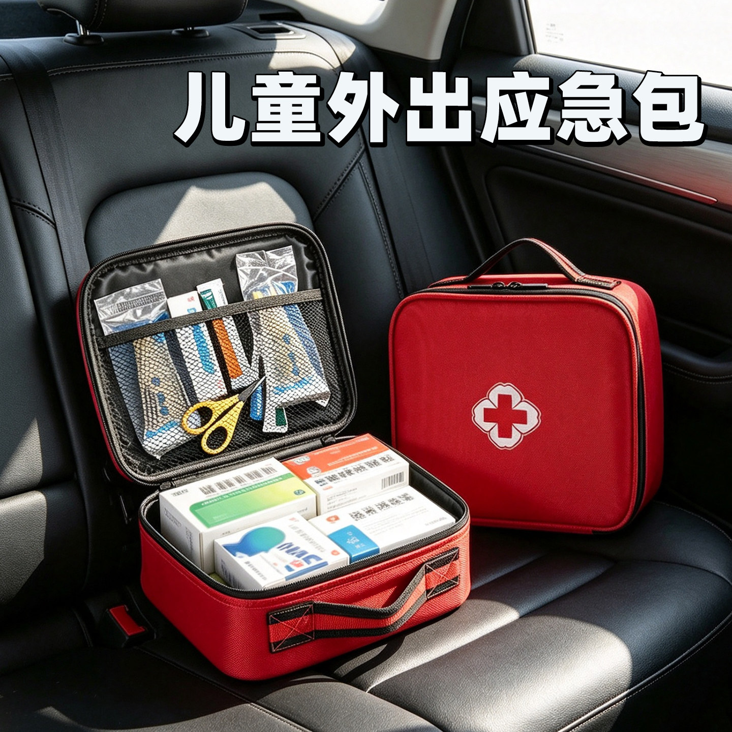 药包儿童外出车载急救包药品收纳包宝宝婴儿旅行便携应急医药包图片