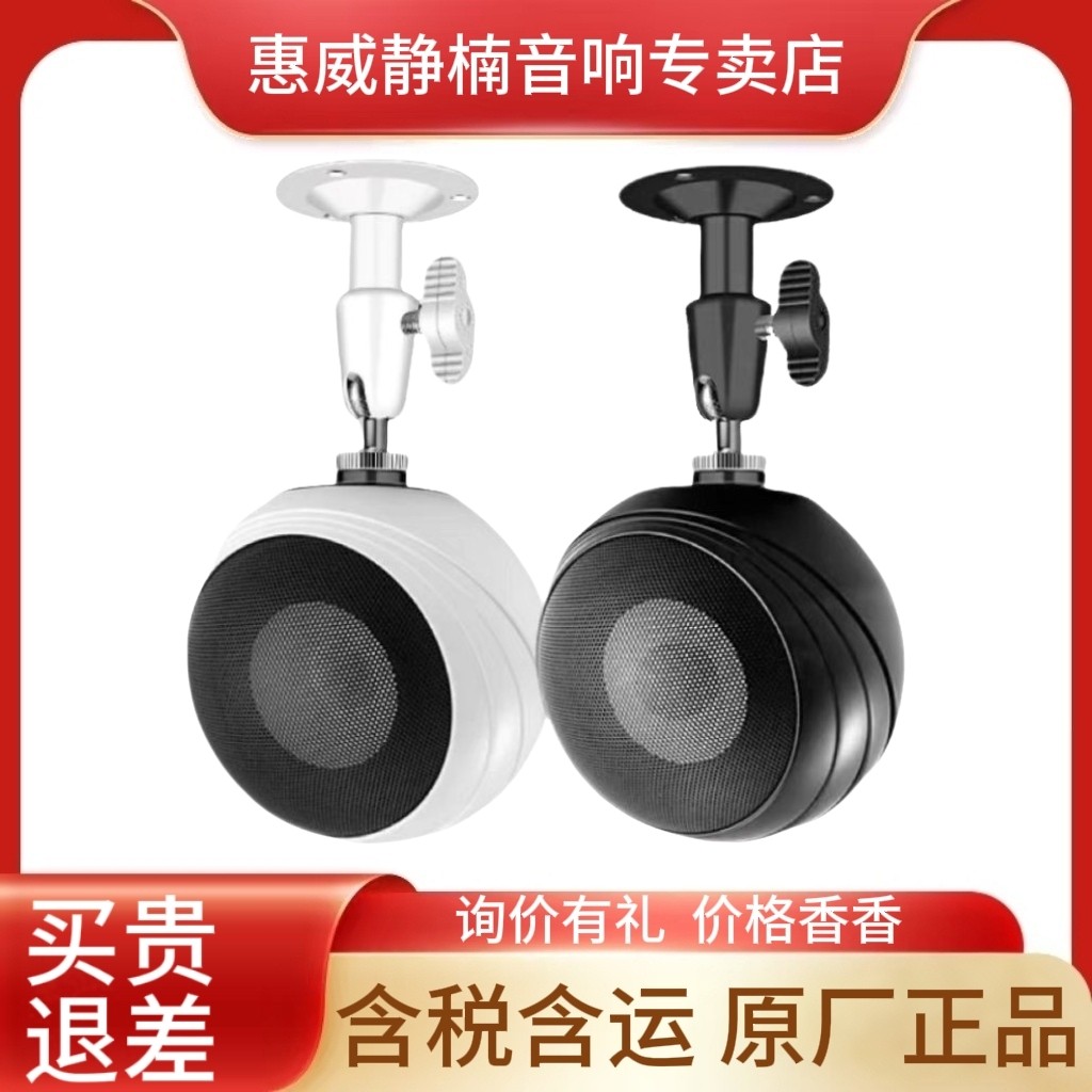 惠威 S3 Plus-PA吸顶吊球音响店铺背景壁挂无源悬挂HiFi明装喇叭