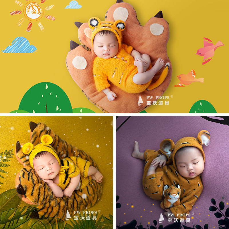 满月照拍摄道具宝沃儿童摄影道具