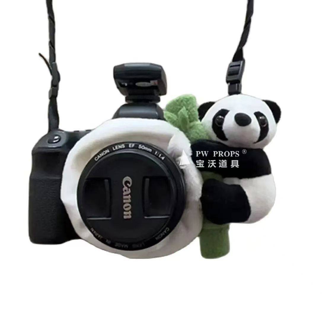 引逗相机镜头套影楼宝沃儿童摄影道具卡通公仔套拍照辅助宝宝拍摄