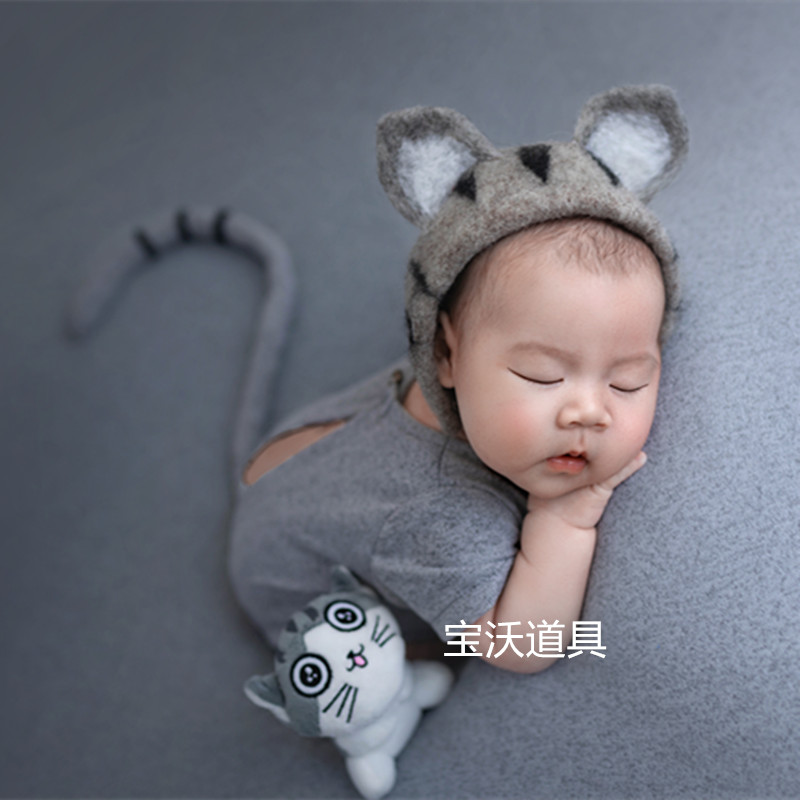 宝沃儿童摄影道具满月照百天照