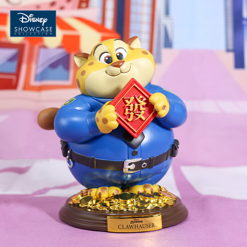 enesco现货疯狂动物城豹警官手办