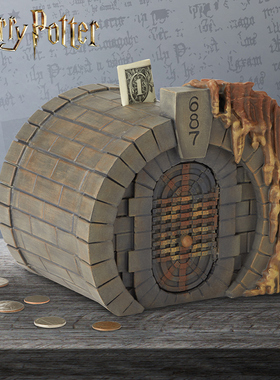 enesco哈利波特周边687号古灵阁金库储蓄罐存钱零钱罐生日礼物