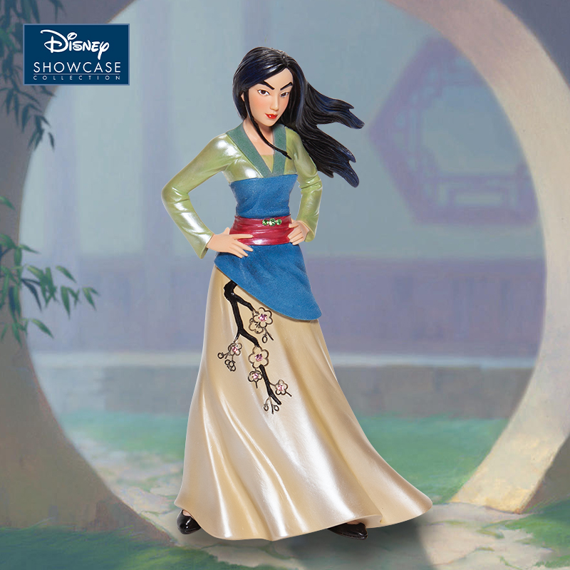 enesco 正版花木兰手办迪士尼公主摆件mulan周边收藏纪念模型