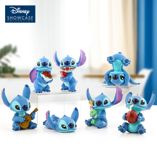 enesco迪士尼史迪仔手办树脂史迪奇stitch周边桌面摆件生日礼物