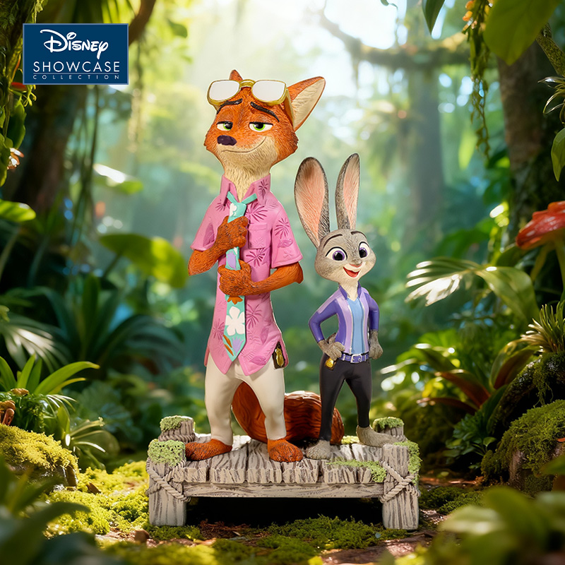 enesco朱迪与尼克拥抱摆件手办