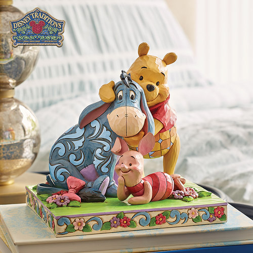 enesco维尼和朋友们郊游手办