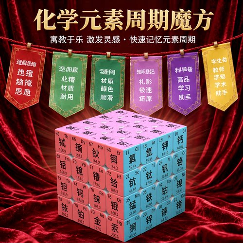 化学元素周期表四阶物理三阶魔方