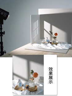 摄影道具造影板光影背景板室内静物产品拍照道具简约白色ins风装饰仿窗户投影美食搞点茶叶饰品创意拍摄道具
