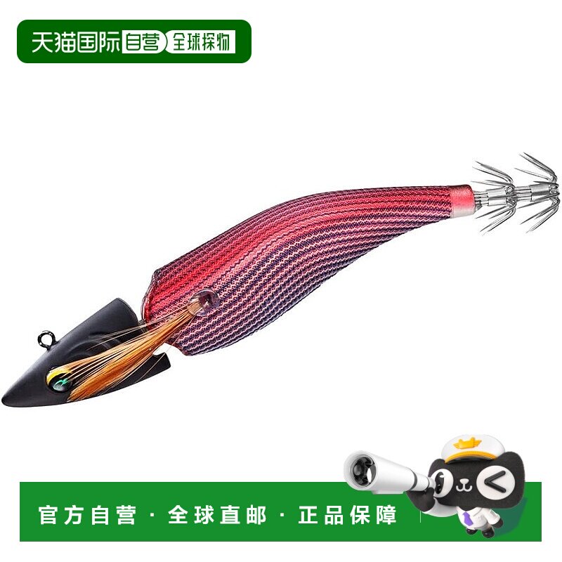 【日本直邮】Daiwa达亿瓦 鱿鱼木虾 假饵 红/条纹红