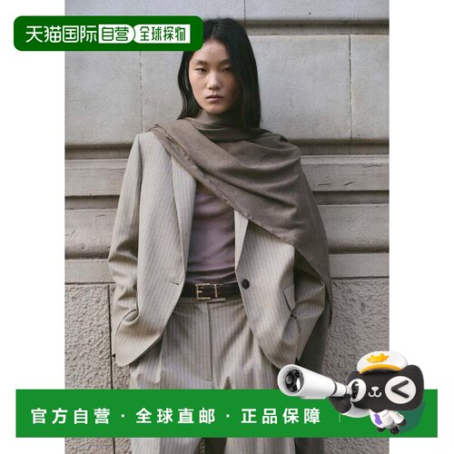 日本直邮MANGO 西装外套 深棕色